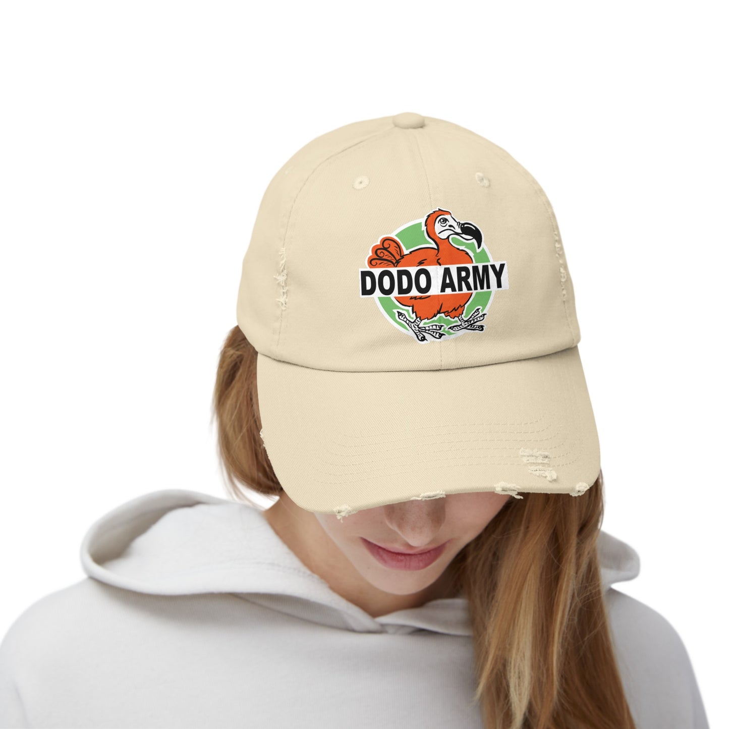 Unisex Distressed Dodo Army Official Cap