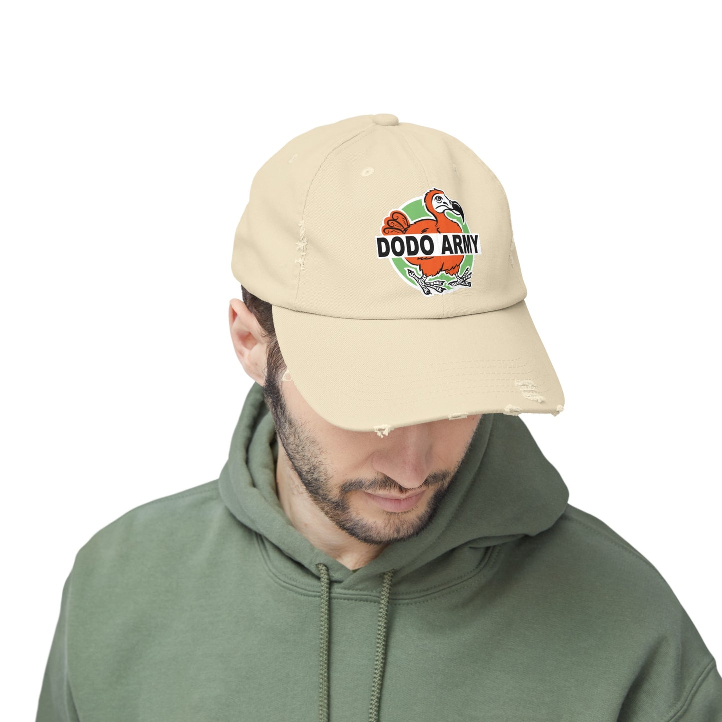 Unisex Distressed Dodo Army Official Cap