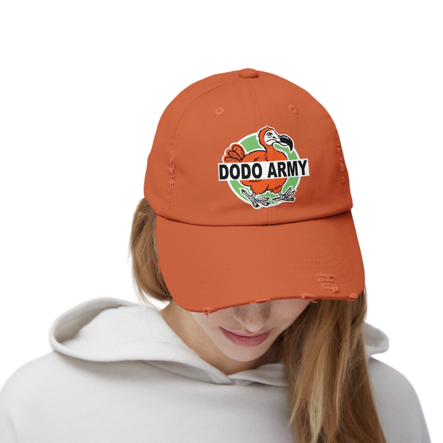 Unisex Distressed Dodo Army Official Cap