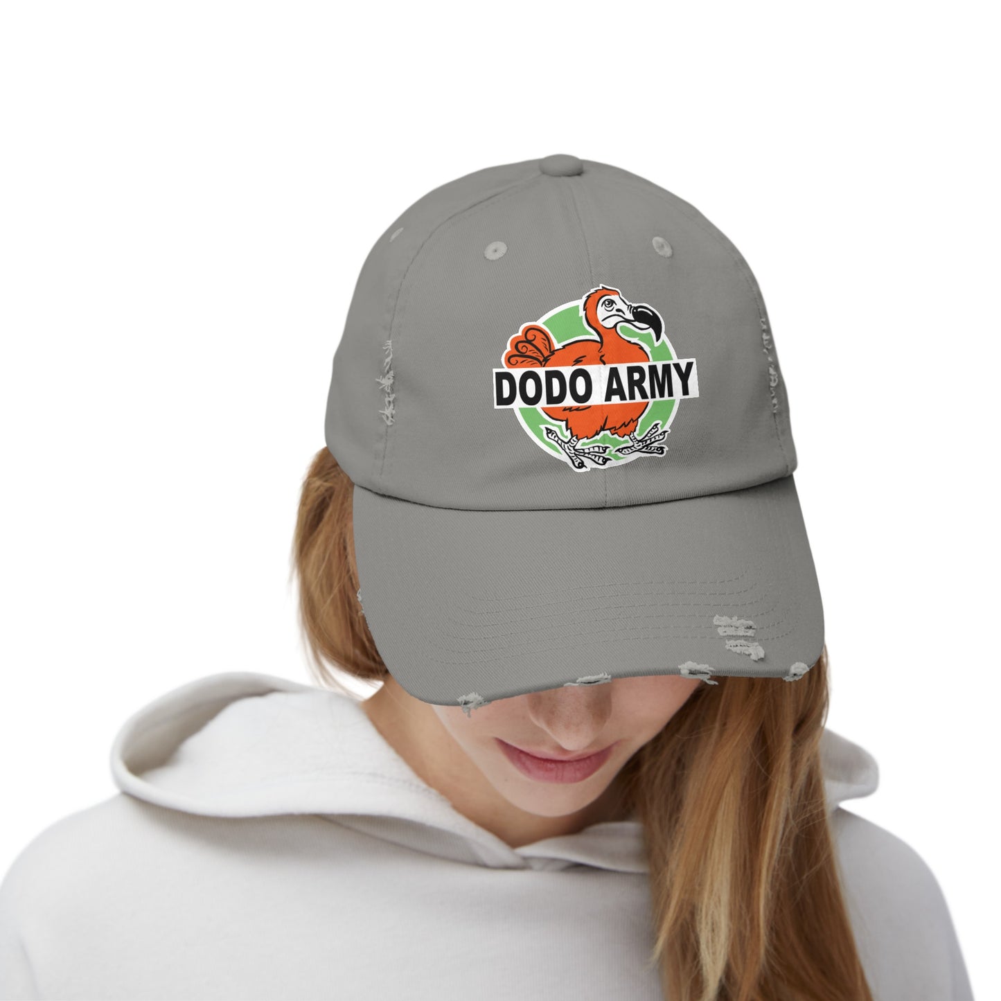 Unisex Distressed Dodo Army Official Cap